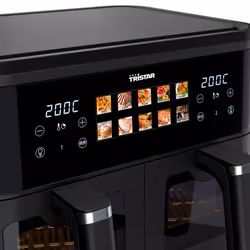 Tristar FR-9075 Friteuse à air chaud Double 9L 2500W Noir - Vue supplémentaire 5