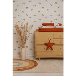 Papier peint intissé Petit Arc en Ciel Vintage 1000 x 53cm Multicolore
