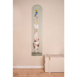 Sticker Toise aucollante Little Farm 142 x 27,50 cm Multicolore