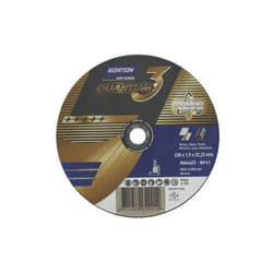 Norton - Meule à tronçonner QUANTUM3 - ø 230 mm - Épaisseur 1.9 mm