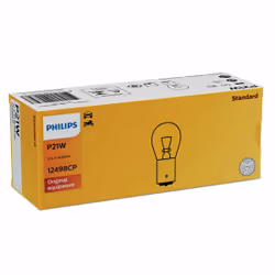 Philips Vision 12498CP Lampe conventionnelle de signalisation et habitacles, 21 W, 12 V, P21W, 1 pièce(s)
