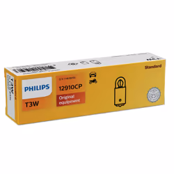 Philips Vision 12910CP Lampe conventionnelle de signalisation et habitacles, 3 W, 12 V, T3W, 1 pièce(s)