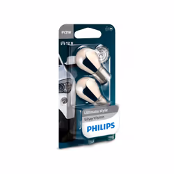Philips SilverVision 12496SVB2 Lampe conventionnelle de signalisation et habitacles, 21 W, 12 V, 2 pièce(s)