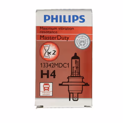 Ampoule halogène PHILIPS H4 Master Duty 24V, 75/70W, 1 pièce