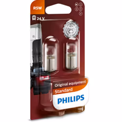 Ampoule secondaire PHILIPS R5W 24V/5W, 2 pièce