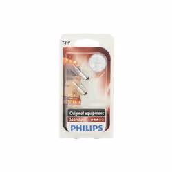 Ampoule secondaire PHILIPS T4W 24V/4W, 2 pièce