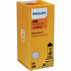 Ampoule halogène PHILIPS H8 12V, 35W, 1 pièce