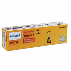 Philips Vision 12960CP Lampe conventionnelle de signalisation et habitacles, 2,2 W, 12 V, W2.2W, 1 pièce(s)