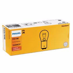 Philips Vision 12499CP Lampe conventionnelle de signalisation et habitacles, 5 W, 12 V, P21/5W, 1 pièce(s)