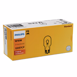 Philips Vision 12067CP Lampe conventionnelle de signalisation et habitacles, 16 W, 12 V, W16W, 1 pièce(s)