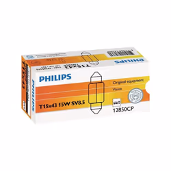 Détails : Navettes SV 8,5 (15x43 mm) Référence d'origine : GL12850 Poids (kg) : 0,02 Marque : PHILIPS Type : Adaptable