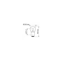 Philips - Ampoule 13445CP stop P25 13445 24V 18W