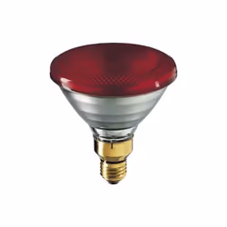 Description PAR38 IR 100W E27 230V Red 1CT/12 Poids : 230 grammes Largeur : 12.1 centimètres Hauteur : 11.6 centimètres Longu ...