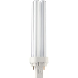 Philips MASTER PL-C 2 Pin ampoule fluorescente 18 W G24d-2 Blanc chaud