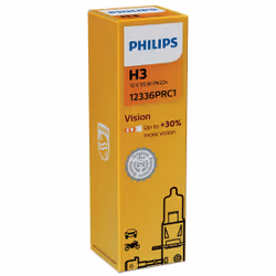Philips Vision 12336PRC1 Lampe pour éclairage avant, 55 W, 12 V, H3, Halogène, 1 pièce(s)