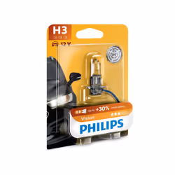 Philips Vision 12336PRB1 Lampe pour éclairage avant, 55 W, 12 V, H3, 3200 K, 1 pièce(s)