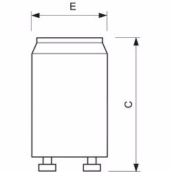 Philips S10 4-65W, Démarreur d’éclairage, Blanc, Plastique, fluorescent lamps with electromagnetic ballast, 4 W, 65 W