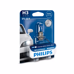 Philips WhiteVision 1 lampe H3, 12 V, 55 W, lampe pour éclairage avant