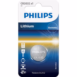 Philips Minicells Batterie CR2032/01B, Batterie à usage unique, CR2032, Lithium, 3 V, 1 pièce(s), 10 année(s)