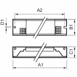 Philips HF-P 118/136 TL-D III 220-240V 50/60 Hz Ballast