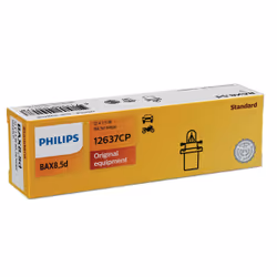 Philips Vision 12637CP Lampe conventionnelle de signalisation et habitacles, 1,5 W, 12 V, BAX, 1 pièce(s)