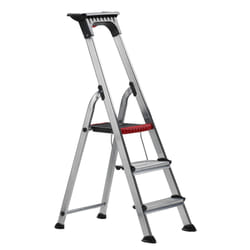 Altrex Double Decker Echelle à marches Aluminium, Noir, Rouge