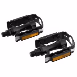Pédales de vélo Simson Sport Deluxe - Noir - Pour VTT vélo de route et vélo électrique - 9/16 pouces