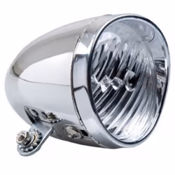 Lumière pour vélo - SIMSON - Classique - LED blanche - Batterie - Montage sur fourche avant