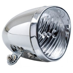 Lumière pour vélo - SIMSON - Classique - LED blanche - Batterie - Montage sur fourche avant