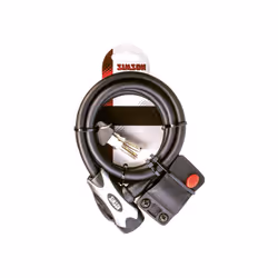 Simson 5320839, Antivol, Noir, Acier, Clé, 117 mm, Carte