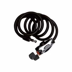 Simson 5320840, Antivol, Noir, Acier, Clé, 135 mm, Carte