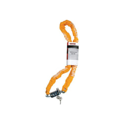Simson 5320846 Antivol pour bicyclettes Jaune 1200 mm Antivol à chaîne