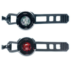 Set déclairage pour vélo Simson Bulletled noir - Batterie - Pour voir - Mixte