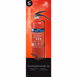 Smartwares BB1 DE/FR/NL Extincteur à poudre sèche d'1kg