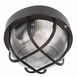 Smartwares BE100Z Luminaire extérieur/ intérieur mural/plafonnier, Éclairage de mural/de plafond extérieur, Noir, Plastique,  ...