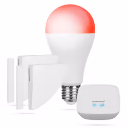 Smartwares SH8-99401 Kit d'alarmes, Sans fil, RF sans fil, Blanc, 868 MHz, CR2450, 36 mois