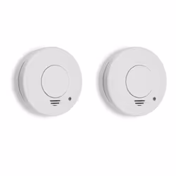 Smartwares FSM-11512 Détecteur de fumée - lot de 2, Batterie, 9 V, Alcaline, 5 année(s), 6LR61, 9,5 cm