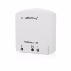 Smartwares SH4-90156 Interrupteur intégré à 1 canal SH5-TBR-A, Sans fil, Blanc, 1 canaux, 433.92 MHz, 30 m, 30 m