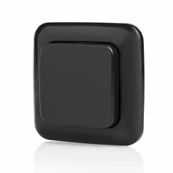 Smartwares SH4-90160 interrupteur mural sans fil à pile SH5-TSW-C, Foie, Noir, Plastique, IP44, 433.92 MHz, 30 m
