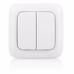 Smartwares SH4-90159 interrupteur mural double sans fil à pile SH5-TSW-B
