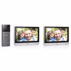 Byron DIC-24122 Interphone vidéo filaire pour 2 logements