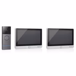 Byron DIC-24122 Interphone vidéo filaire pour 2 logements