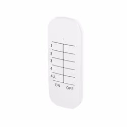 Smartwares SH4-90152 Télécommande 4 canaux, Appareil domotique, Éclairage, RF sans fil, Appuyez sur les boutons, IP20, Blanc