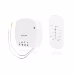 Smartwares SH4-99560 Kit d'interrupteur variable, Sans fil, Blanc, Plastique, IP21, 433.92 MHz, Intégré