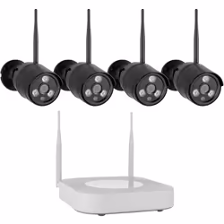 enquête SET caméra WiFi Smartwares sans filQuatre caméras Full HD 1080Pilotable par application description SET de caméras sa ...