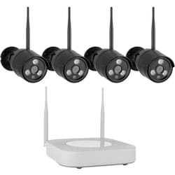 CMS-30300 CMS-30300 radio, Wi-Fi IP-Set de surveillance sans filavec 4 caméras1920 x 1080 pixels S414522 - Smartwares