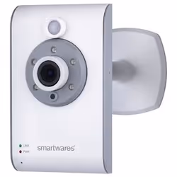 Smartwares C733IP Caméra IP d'intérieur, Caméra de sécurité IP, Intérieure, Avec fil &amp;sans fil, 3 dBi, Mur, Blanc