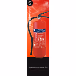 Smartwares BB6 Extincteur à poudre sèche de 6kg