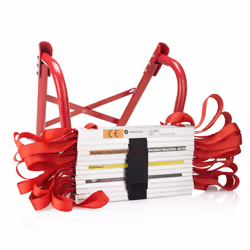 Smartwares BBVL Echelle de secours, Échelle de secours incendie, 450 kg, Rouge, 4,5 m