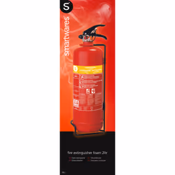 Smartwares SB2 DE/FR/NL Extincteur à mousse de 2kg